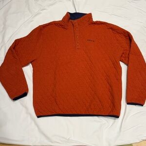Orvis Rust Quilted Pullover